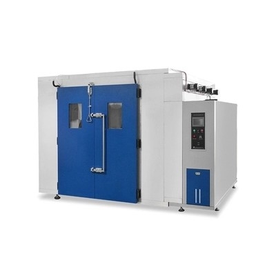 OEM SUS304 Walk In Test Chamber قابل برنامه ریزی با پنل لمسی LCD 7 اینچی