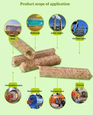 BBQ Biomass Wood Pellets بدون دود بریکت فشرده با ارزش کالری بالا