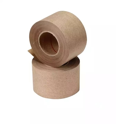 نوار کاغذی کرافت هیدروراکتیو قهوه ای چاپ شده، نوار بسته بندی آب بندی زیست تخریب پذیر