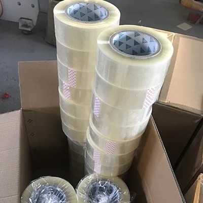 کارتن استیک جعبه متحرک نوار بسته بندی قوی ضد آب OPP شفاف