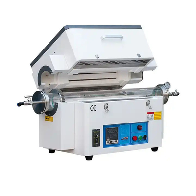 کوره لوله خلاء 1400 ℃ برای آزمایش مواد فلزی در کارخانه استفاده می شود