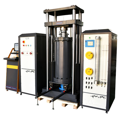 دستگاه تست سه محوری سنگ و خاک درشت مدل GSA-974TB 300x300x600mm