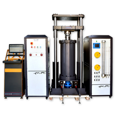دستگاه تست سه محوری سنگ و خاک درشت مدل GSA-974TB 300x300x600mm