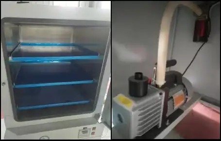 پخت و پز خلاء درجه حرارت بالا برای خشک کردن و گرم کردن اشیاء آزمایشگاهی استفاده می شود