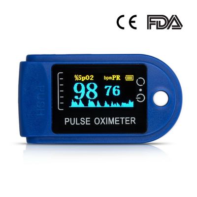صفحه نمایش Oled مانیتور ضربان قلب صفحه اصلی Oximeter قابل حمل 128*64 ABS