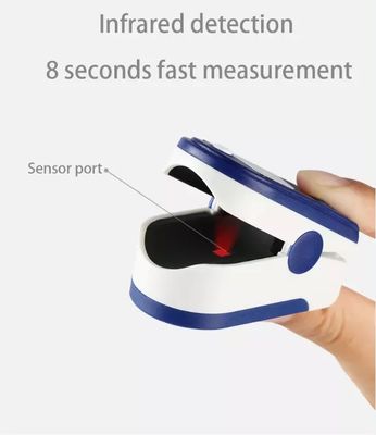 1.5V*2 FCC Rohs Fingertip Pulse Oximeter لوله دیجیتال مانیتور اشباع اکسیژن صفحه اصلی