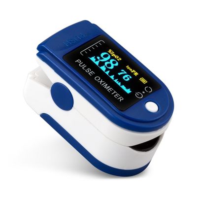 1.5V*2 FCC Rohs Fingertip Pulse Oximeter لوله دیجیتال مانیتور اشباع اکسیژن صفحه اصلی