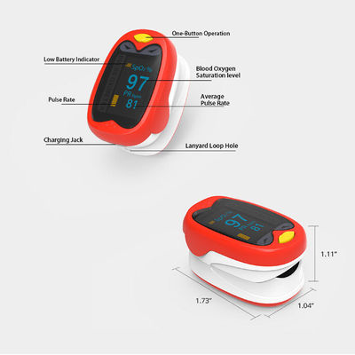 ROSH Symbian Led Fingertip Pulse Oximeter 35٪ ضربان قلب و اکسیژن مانیتور اشباع