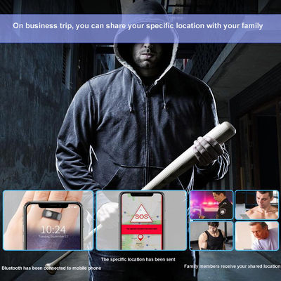 NXP Smart CDX AI Ring 0.06kg OLED AI تجهیزات پزشکی دستبند هوشمند