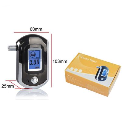 MCU Control Breathalyer Digital Acohol Tester with Mouthpiece