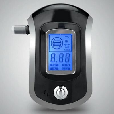 نمایشگر LCD تجزیه و تحلیل سریع تست کننده الکل تنفس با دهان