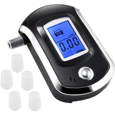 نمایشگر LCD تجزیه و تحلیل سریع تست کننده الکل تنفس با دهان