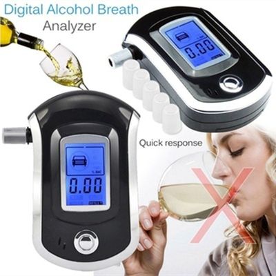 نمایشگر LCD تجزیه و تحلیل سریع تست کننده الکل تنفس با دهان